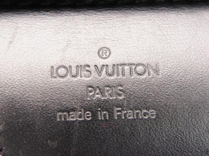 LOUIS VUITTON Noir Serviette Fermoir Briefcase / Doctor Bag - Made In  France