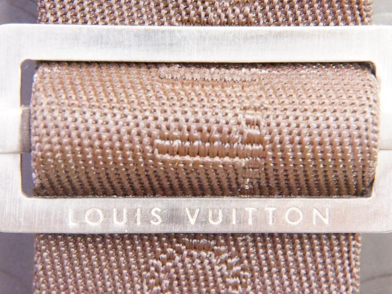 Louis Vuitton Steve M46530 Monogram Glace Leather Crossbody Bag Brown