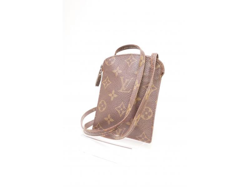 Authentic Louis Vuitton Monogram Pochette Secret Shoulder Bag Pouch 