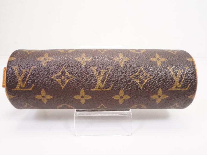 Authentic Pre-owned Louis Vuitton Monogram Trousse Ronde Pen Case Cosm