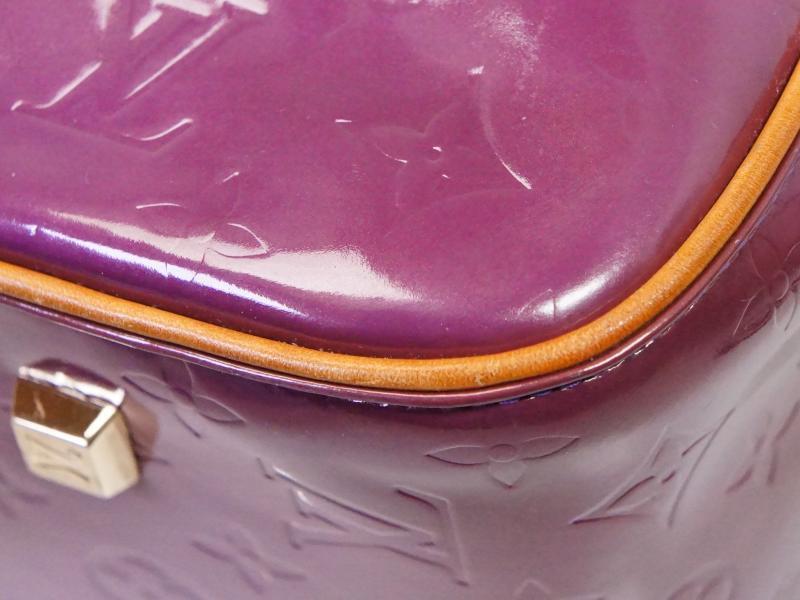 Louis Vuitton Louis Vuitton Sutton Purple Vernis Leather Large