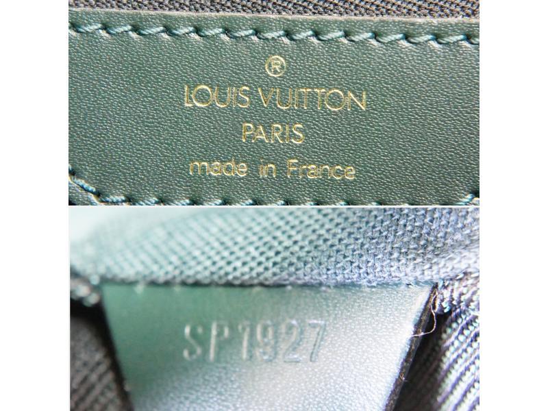 Louis Vuitton Epicea Green Taiga Leather Cassiar Backpack