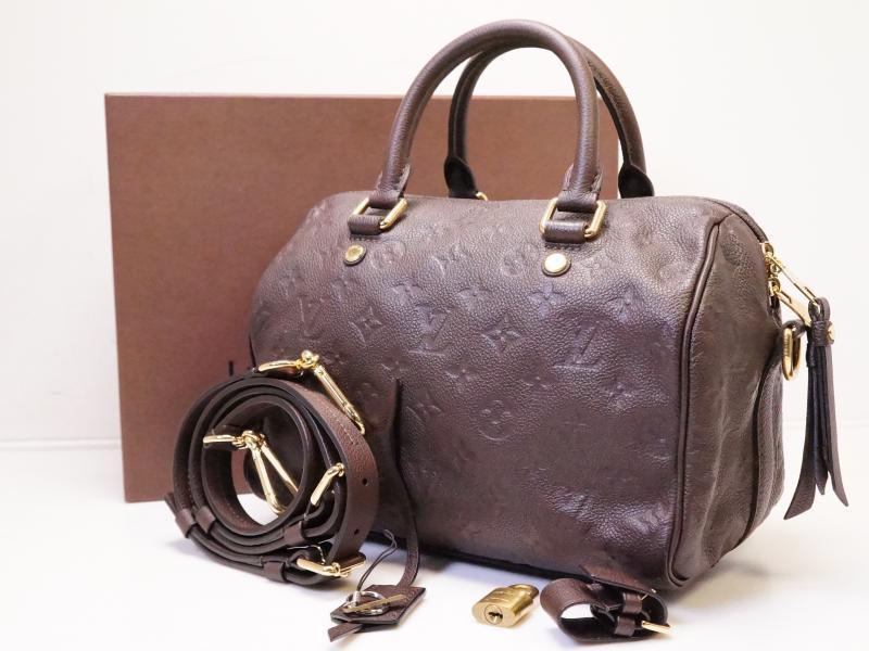 Buy Authentic Pre-owned Louis Vuitton Monogram Empreinte Brown Speedy 25  Bandouliere 2-way M40761 210554 from Japan - Buy authentic Plus exclusive  items from Japan