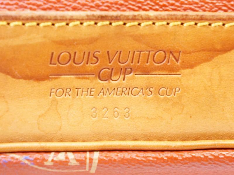 Louis Vuitton Louis Vuitton Cup Saint Tropez 1995 Vuitton Cup Limited  M80026 Women's Shoulder Bag Red Brown