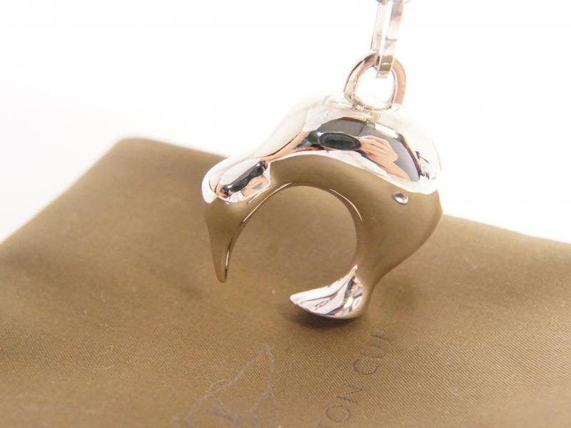 Louis Vuitton LV Cup Kiwi Key Holder 2003 Limited Silver Bird