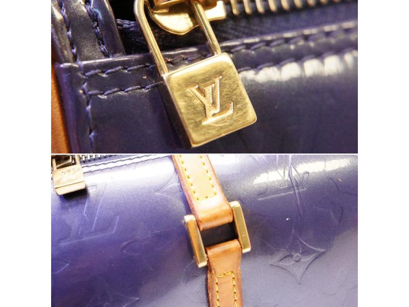 Louis Vuitton Louis Vuitton Bedford Blue Indigo Vernis Leather