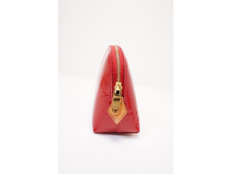 Buy Free Shipping Authentic Pre-owned Louis Vuitton Vernis Pomme D'amour  Red Pochette Cosmetic Pouch Bag M91496 210748 from Japan - Buy authentic  Plus exclusive items from Japan