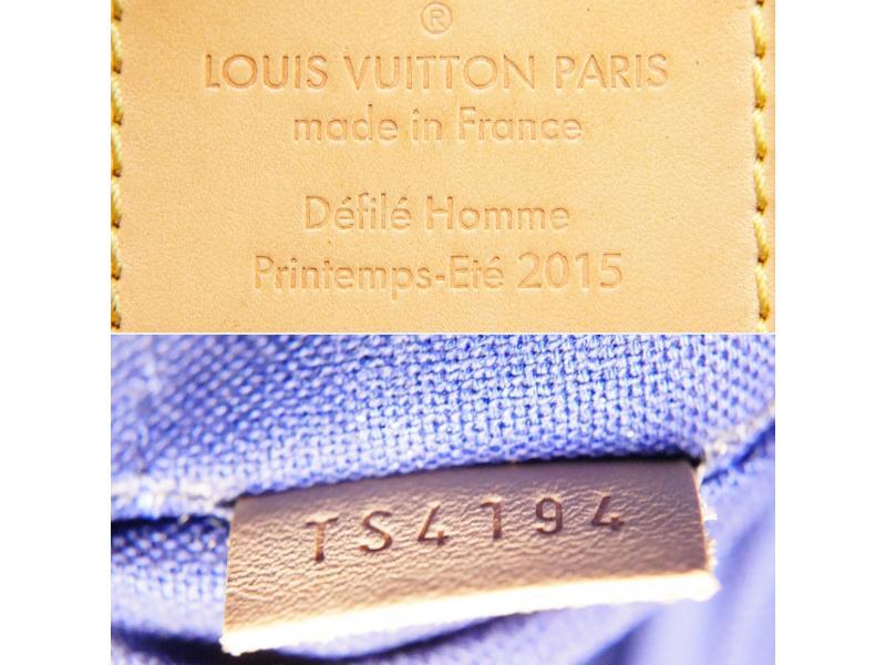 LOUIS VUITTON Monogram Pocket T-shirt Size L Purple Auth Men Used from  Japan