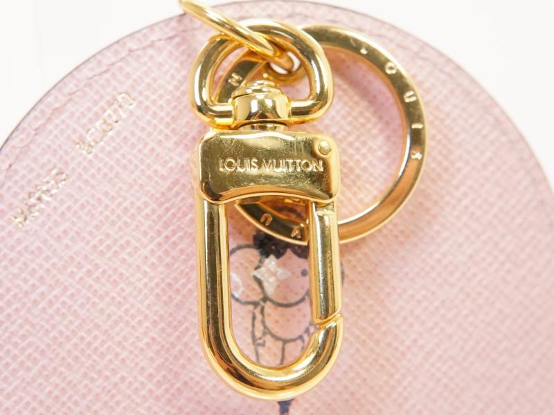 Louis Vuitton Authentic Metal Monogram porte cles illustre Key Chain Bag  Charm