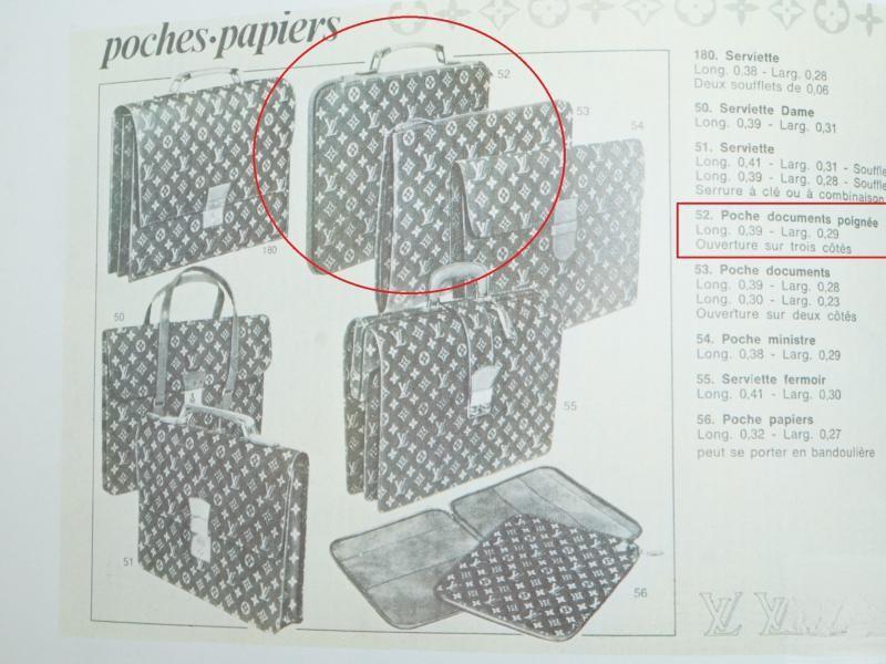 Louis Vuitton Vintage Monogram Poche Ministre Document Holder - A
