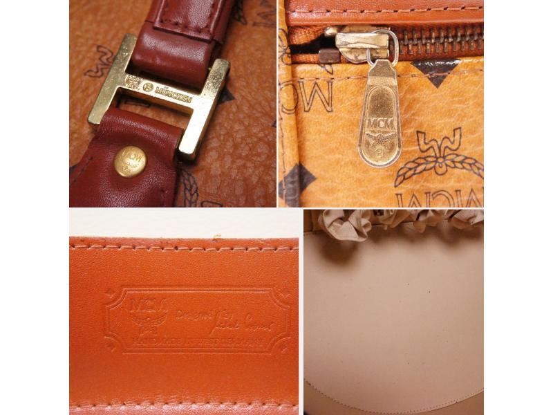 Used Authentic MCM Zip Around Wallet /wristlet Bag