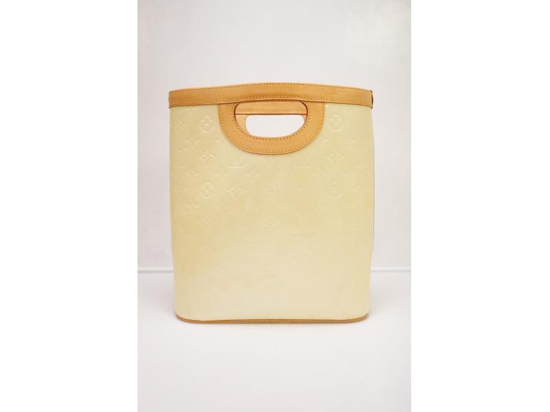 Original Preloved LOUIS VUITTON Vernis Houston Bag (Yellow/Beige