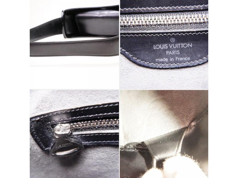 Louis Vuitton Epi Sac Verseau M52812 Black Leather Pony-style calfskin  ref.880284 - Joli Closet
