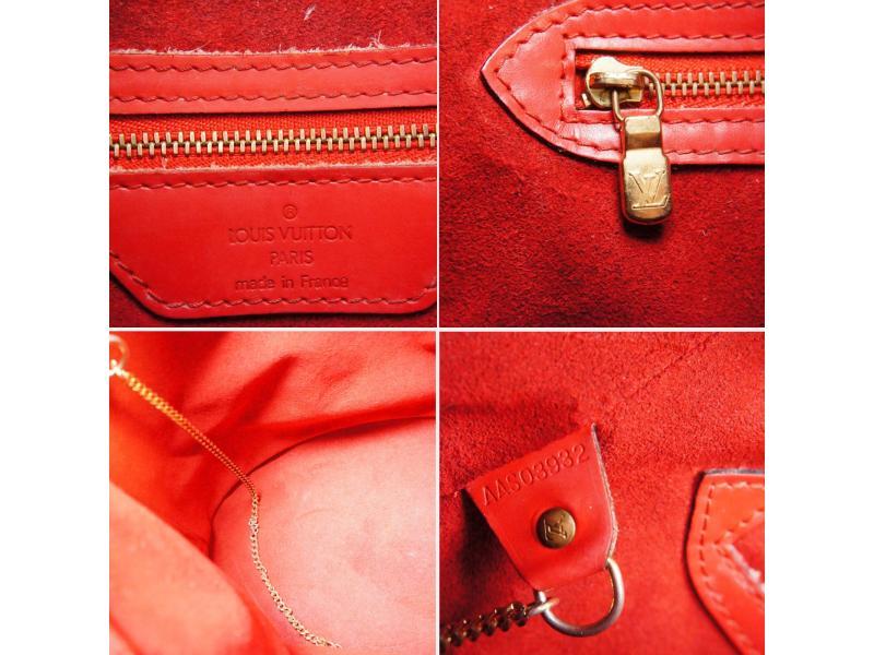 LOUIS VUITTON M5899E Epi Petite Bucket PM Shoulder Bucket Bag Epi Leather  Red