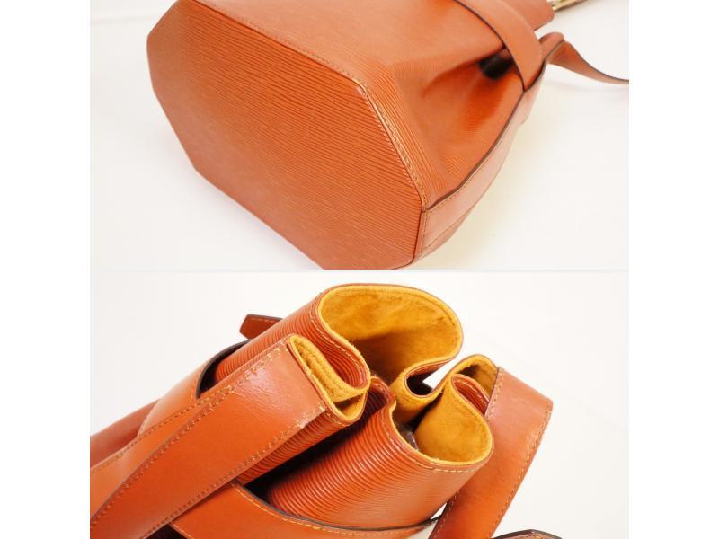 Louis Vuitton Epi Leather Shoulder Bucket Bag // Kenyan Brown // Pre-Owned