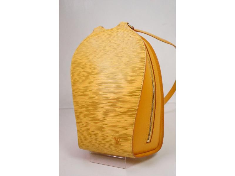 authentic louis vuitton backpack yellow