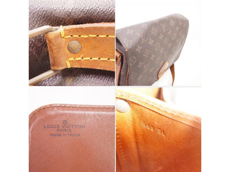 LOUIS VUITTON Monogram Cartouchiere GM Shoulder Bag Vintage M51252 LV