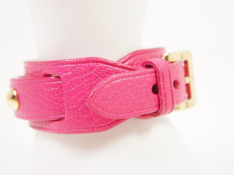 Pre-owned Louis Vuitton Belt In Pink