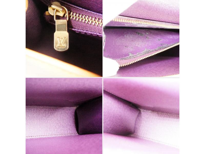 Louis Vuitton Yellow Epi w/ Purple Lining Trifold Wallet