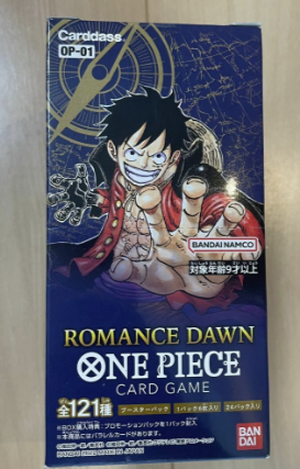 海賊王卡牌遊戲ROMANCE DAWN [OP-01] 1 盒[全新未開封] - 網購日本原版