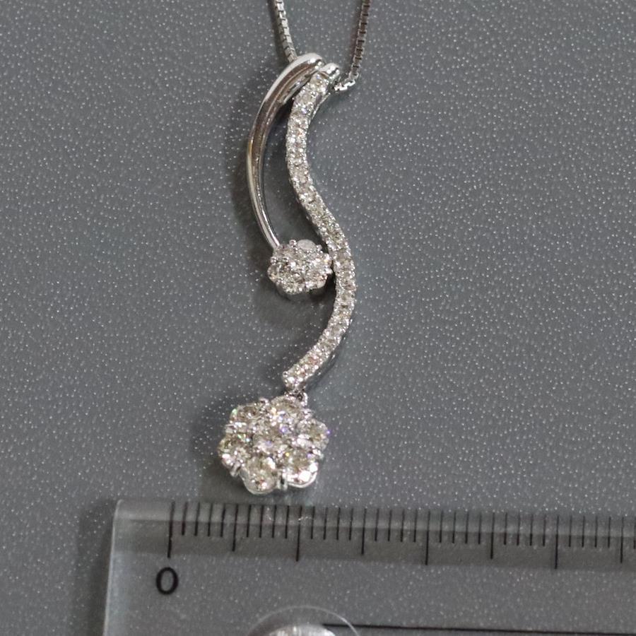 Pt900 天然ダイヤモンドペンダントトップ D1.00ct 5.6g プラチナ-