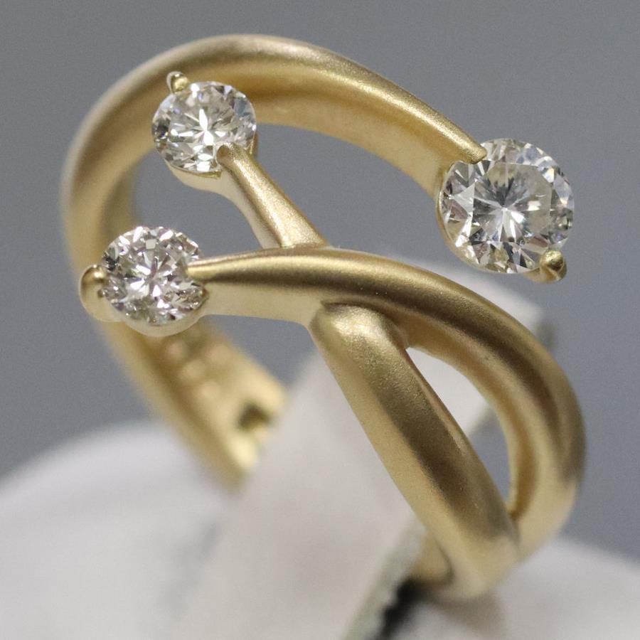 Buy K18 diamond ring D0.257 D0.25 5.5g from Japan - Buy authentic