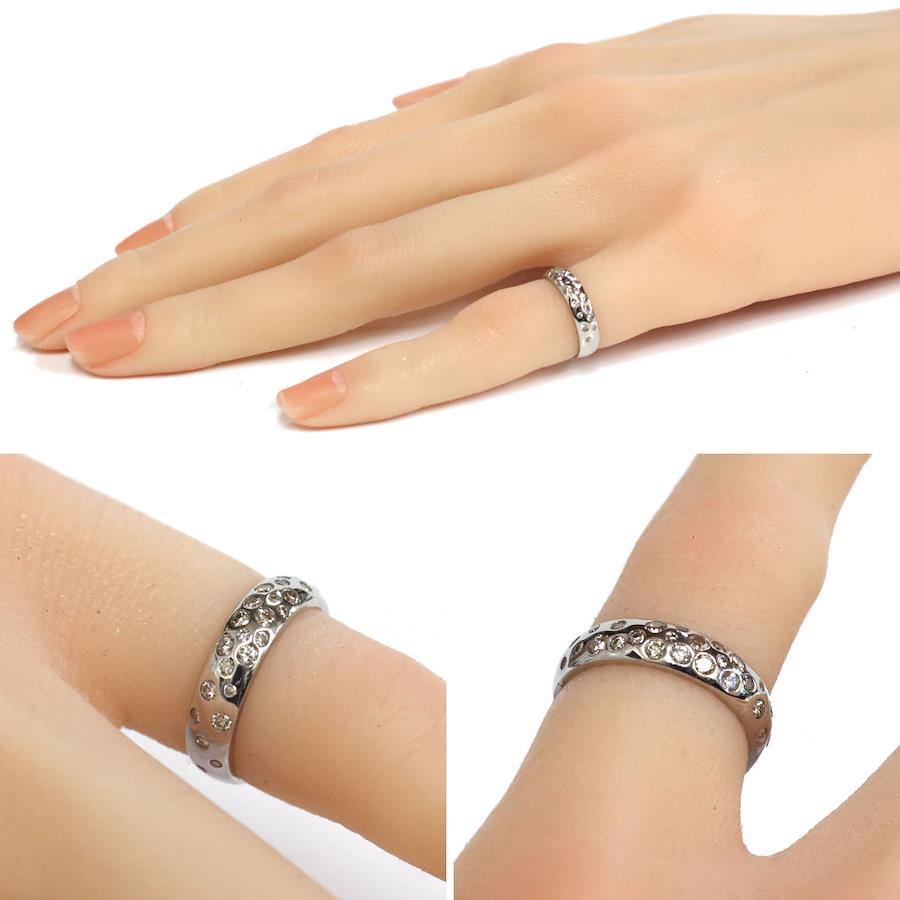 Buy K18WG diamond ring D0.30 2.6g #4 from Japan - Buy authentic