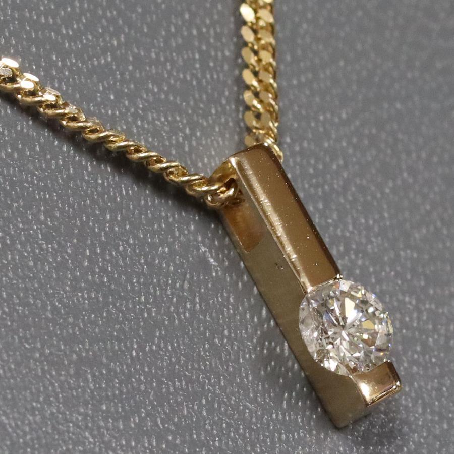 K18ダイヤモンドネックレス D0.45 6.1g - 日本の商品を世界中にお届け