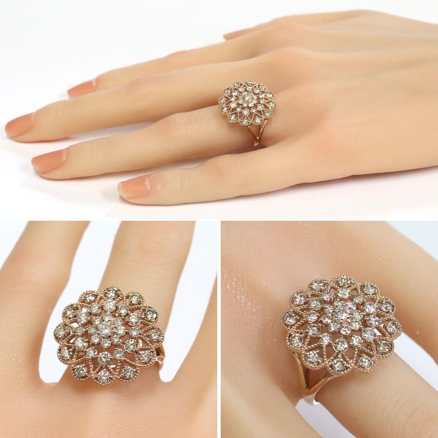 Buy K18PG diamond ring D0.137 D1.60 6.1g #12 from Japan - Buy