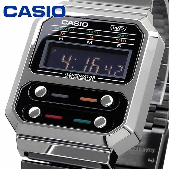 CASIO 腕時計 カシオ 時計 ウォッチ CASIO カシオ チープカシオ F-100復刻モデル デジタル メンズ レディース キッズ  A100WEGG-1A [並行輸入品] 日本の商品を世界中にお届け ZenPlus
