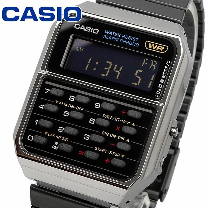 CASIO 腕時計 カシオ 時計 ウォッチ チープカシオ ヴィンテージシリーズ 海外モデル CALCULATOR カリキュレーター ユニセックス  CA-500WEGG-1B [並行輸入品]