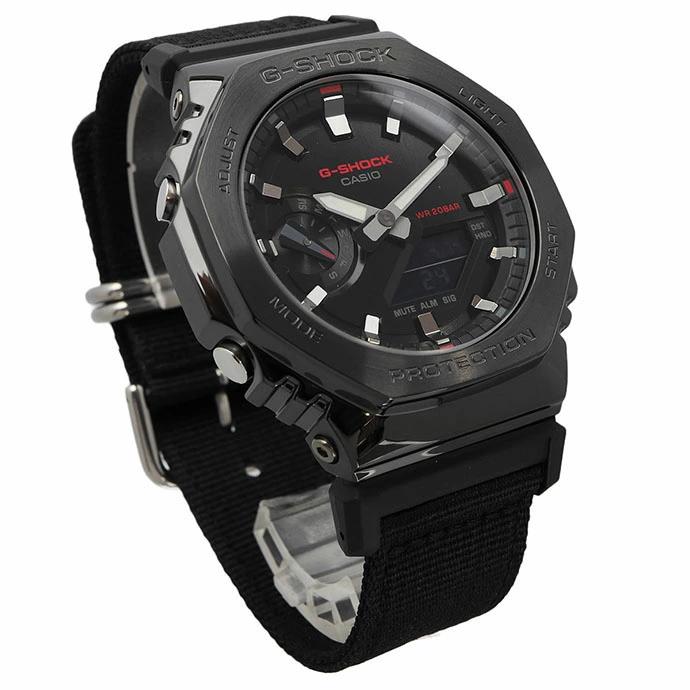 G-SHOCK 腕時計 ジーショック 時計 ウォッチ CASIO カシオ アナデジ メタルカバー 八角形 オクタゴン クロスバンド アウトドア  ミリタリー GM-2100CB-1A [並行輸入品] 日本の商品を世界中にお届け ZenPlus