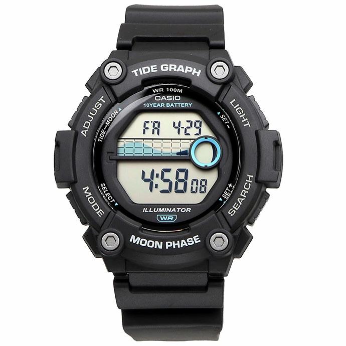 CASIO Watch Casio Watch Cheap Casio Chipkashi Tide Graph Digital Men s WS 1300H 1AV Parallel Import