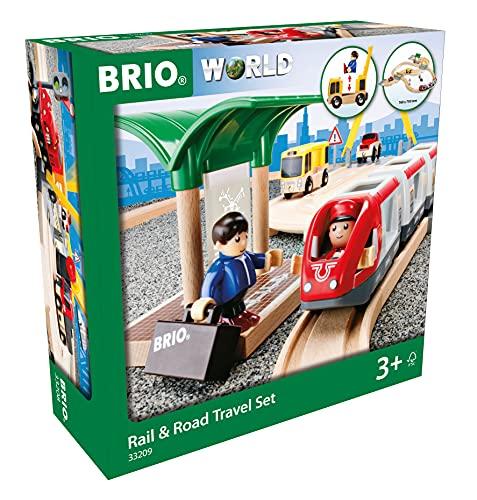 BRIO ( ブリオ ) WORLD レール&ロードトラベルセット [全33ピース