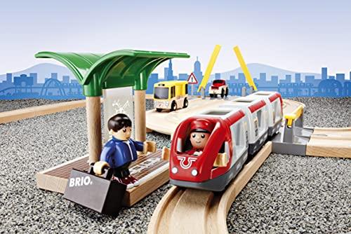 BRIO ( ブリオ ) WORLD レール&ロードトラベルセット [全33ピース] 対象年齢 3歳~ ( 電車 おもちゃ 木製 レール ) 3320