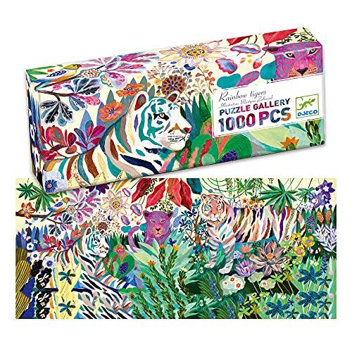 Puzzle - Rainbow tigers - 1000 pc