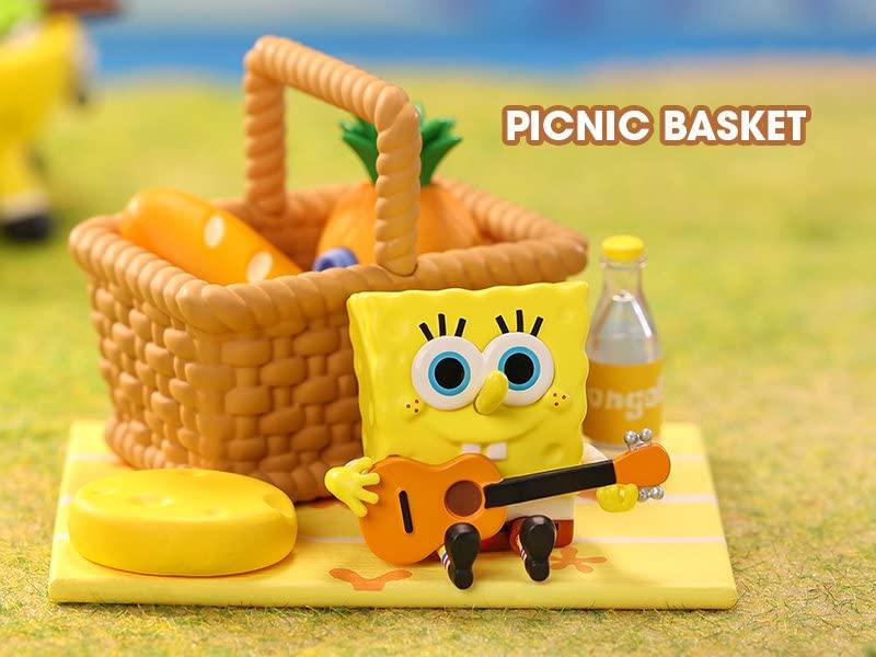 POP MART SpongeBob ピクニック パーティー シリーズ PVC&ABS製 トレーディングフィギュア 9個入りBOX