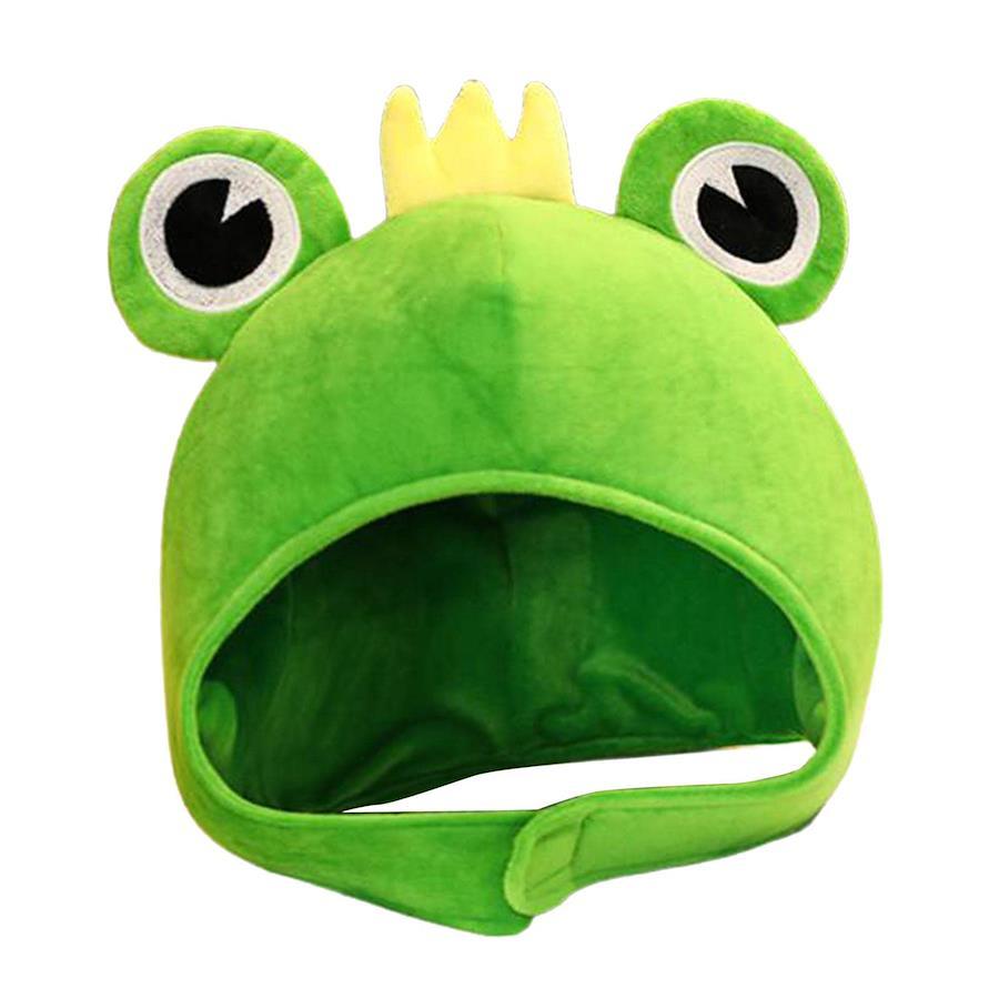 amleso Plush Frog Hat Cap Winter Frog Ears Costume Halloween Animal Hat ...