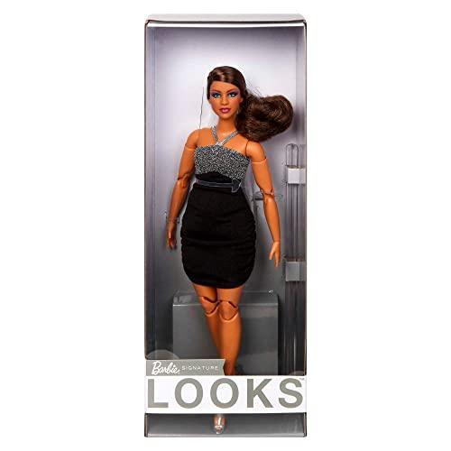 Barbie Signature Fully Posable Barbie Looks Doll, Brunette Wavy Hair