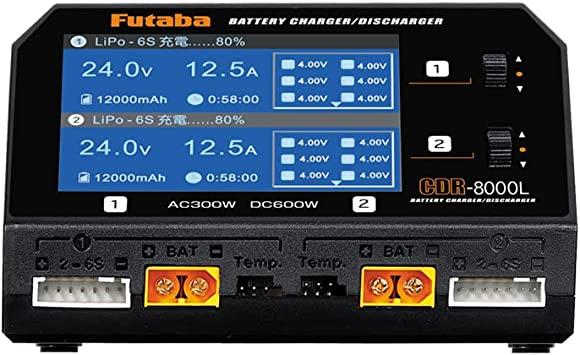 Buy FUTABA AC/DC Input Compatible 600W MAX16A Dual Balance Charger 