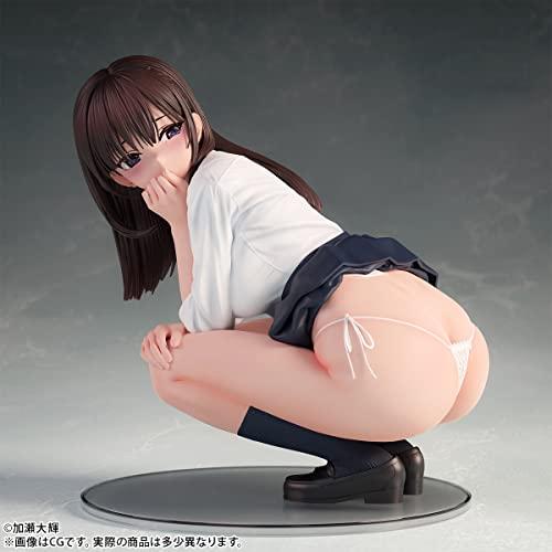 B´full 加瀬大輝 イラスト「しゃがみJKさん」 1/7スケール 塗装済み完成品フィギュア