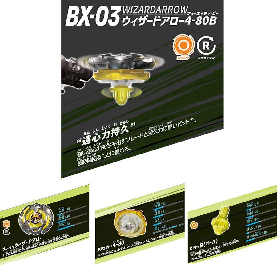 Beyblade X Beyblade X BX-04 Starter Night Shield 3-80N