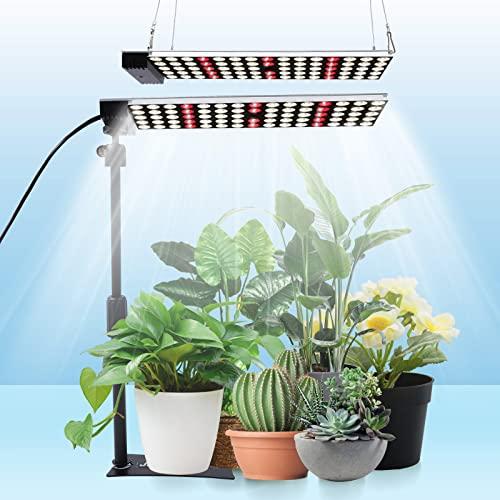 JCBritw 50W 植物育成ライト スタンド付き LED 白いフルスペクトルLED