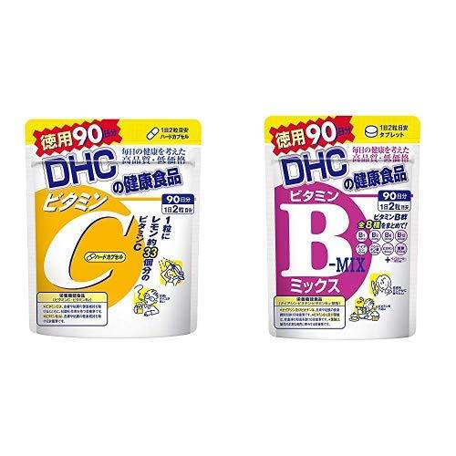 セット買い】DHC ビタミンC(ハードカプセル)徳用90日分 & ビタミンB