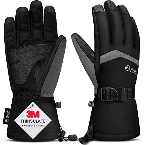 OUTDOORMASTER 手袋 防寒 防水 スノボ グローブ 3Mシンサレート 手袋