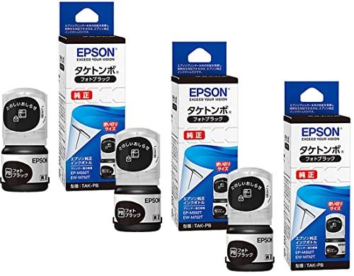 Epson Genuine Ink Bottle Taketombo TAK-PB Photo Black Set of 3