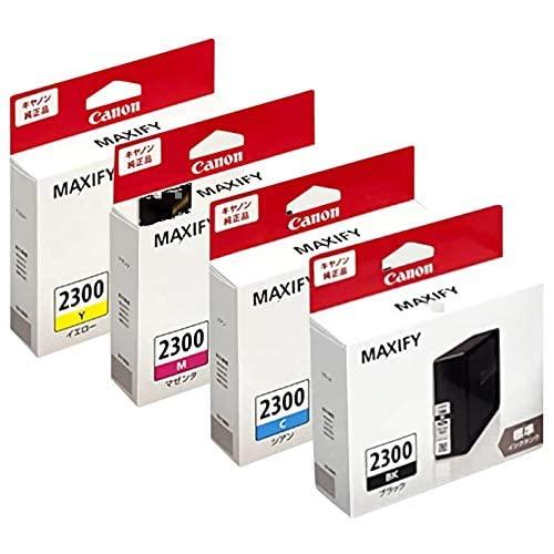 Genuine Product] CANON Ink Tank PGI-2300 4 Color Set (PGI-2300BK