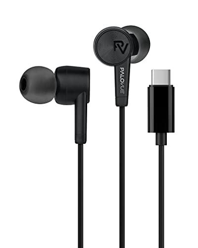 Buy PALOVUE USB Type C Headphones Earbuds Microphone with Volume Control for Google Pixel Samsung Oneplus Huawei Sony MacBook SoundFlow Black from Japan - authentic Plus exclusive items from Japan | ZenPlus