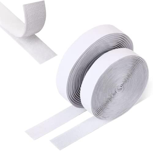 Buy DZTSMART Velcro (2cm x 5m), Super Strong Velcro, Double-Sided Tape,  Heat Resistant, Waterproof, Velcro, Velcro, Velcro, Male and Female Set,  For Screen Doors, Cars, Commercial Use, Industrial Use (White) from Japan 
