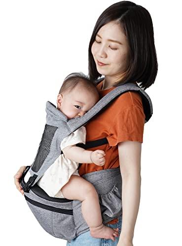 Baby carrier strap outlet on